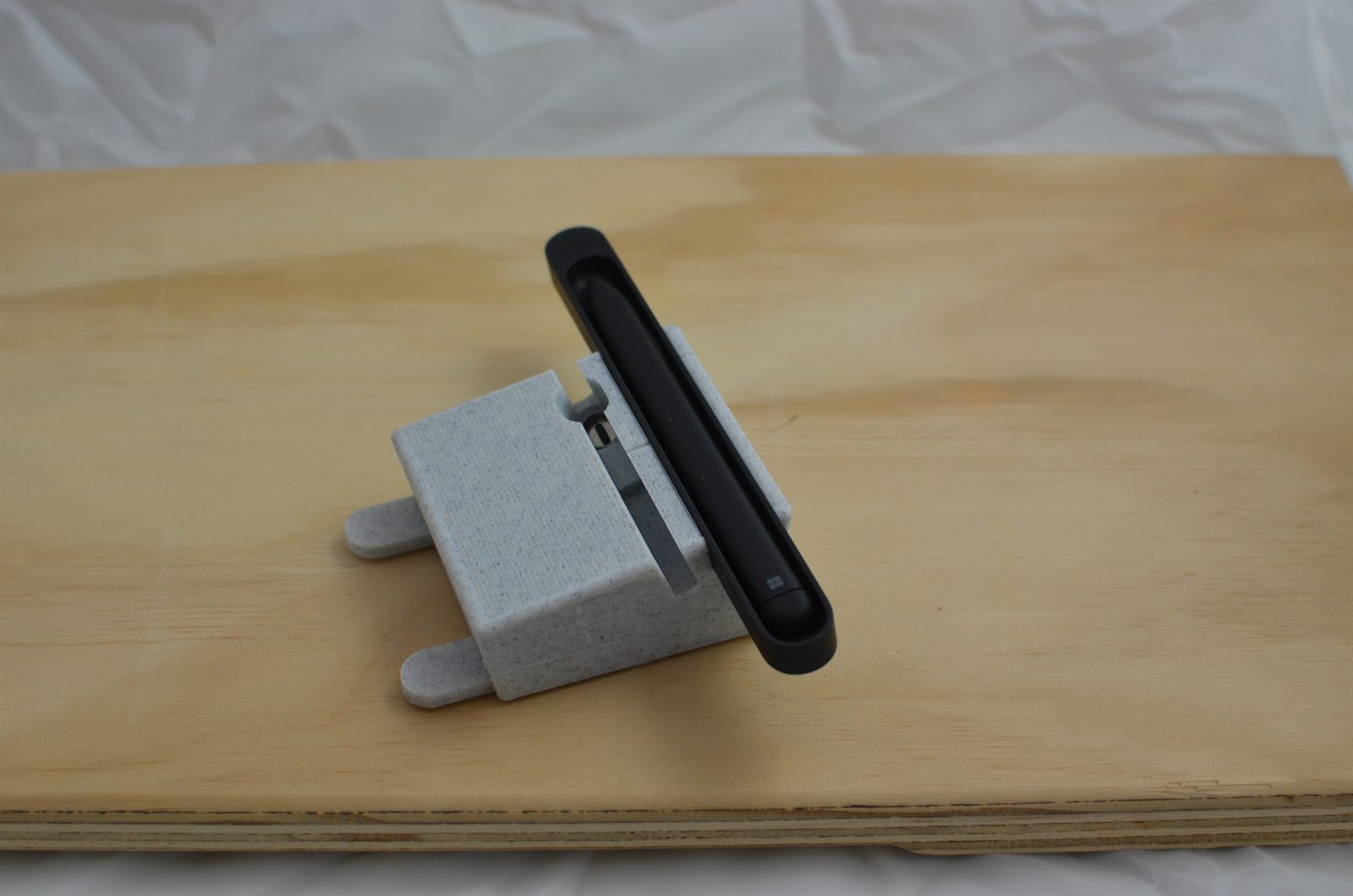 The Surface Duo dock printed in white