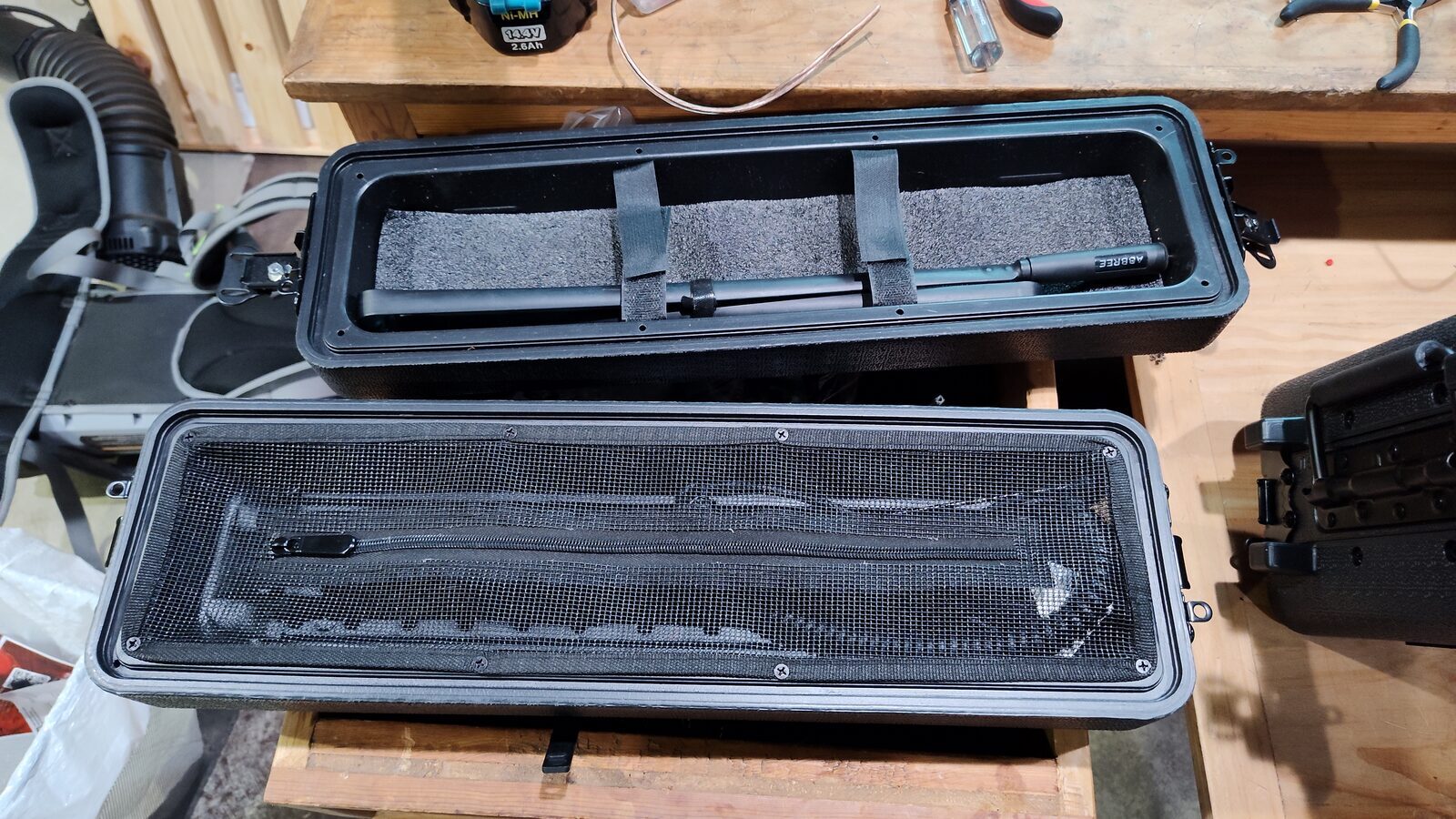 Printed end caps for the radio hardcase enclosure
