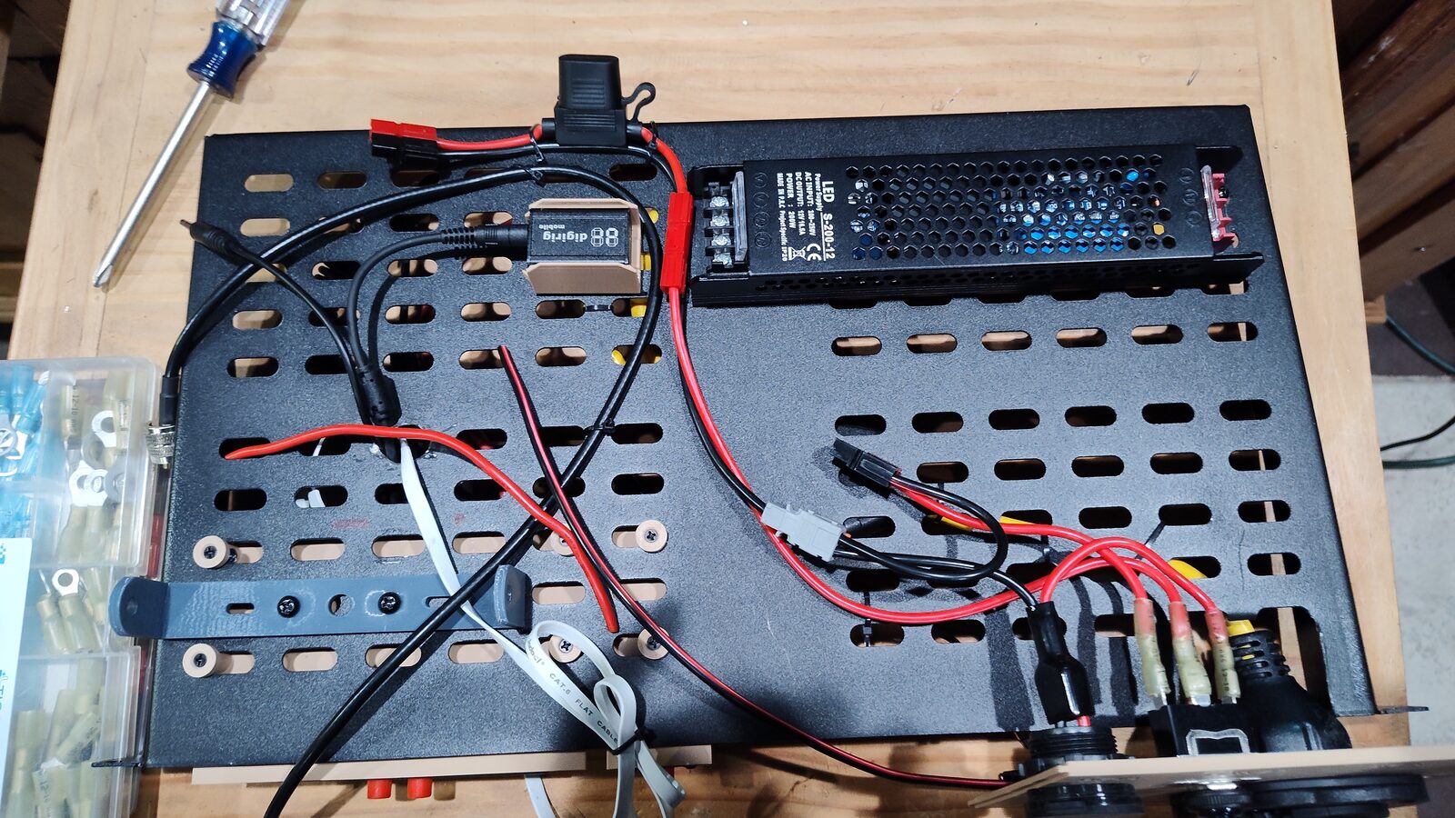 New 200W power supply installed in the radio hardcase